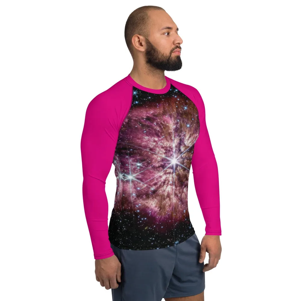 JWST Massive Star WR 124 Straight Cut Rash Guard