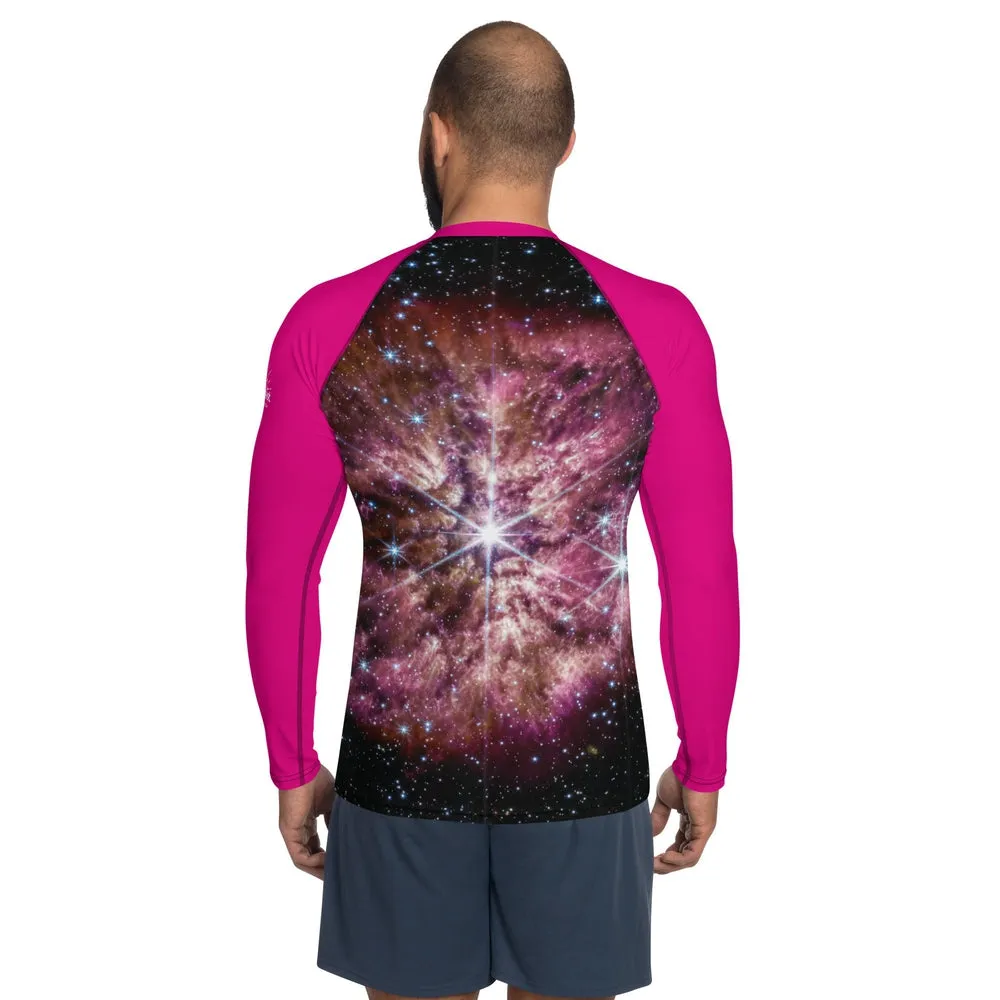 JWST Massive Star WR 124 Straight Cut Rash Guard