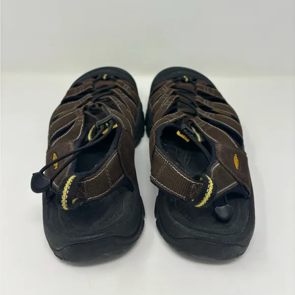 Keen Newport H2 Mens 12‎ Sandals Hiking Outdoors Dark Brown Closed Toe Wet Sand