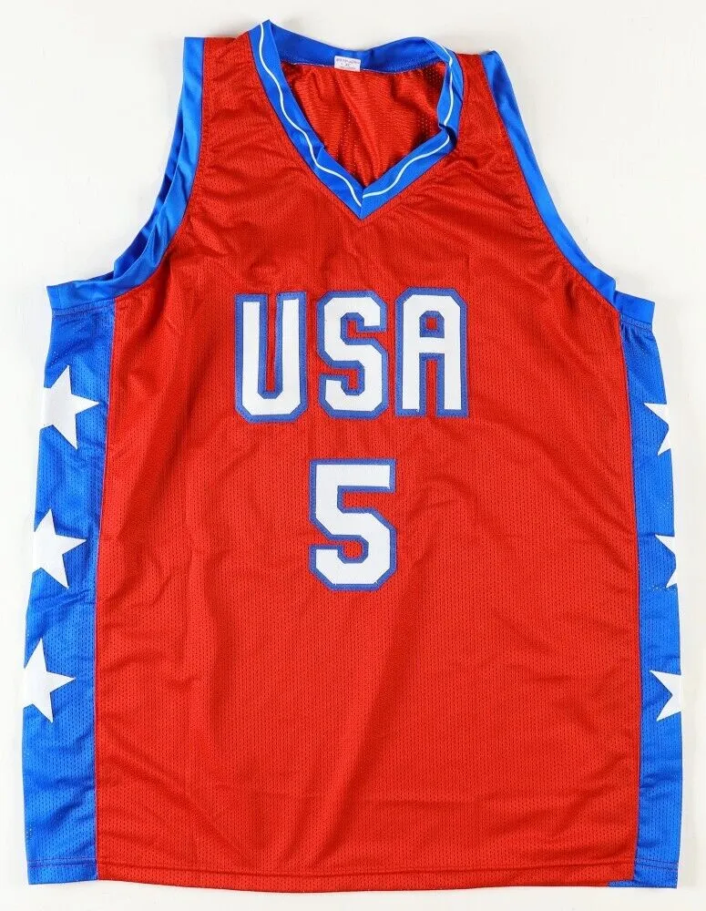 Kelsey Plum Signed Ladies 2018 & 2022 Team USA Basketball Jersey (JSA COA)