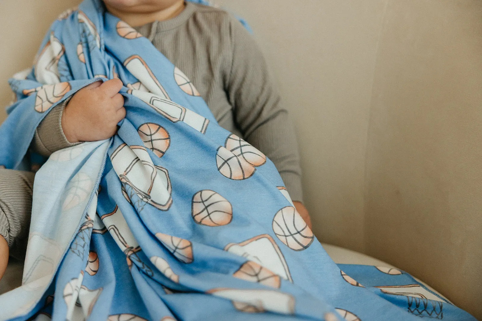 Knit Swaddle Blanket - Dunk