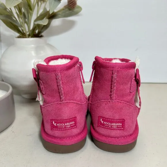 Koolaburra by Ugg Victoria Mini Winter Boots Pink Toddlers 6 1135954T