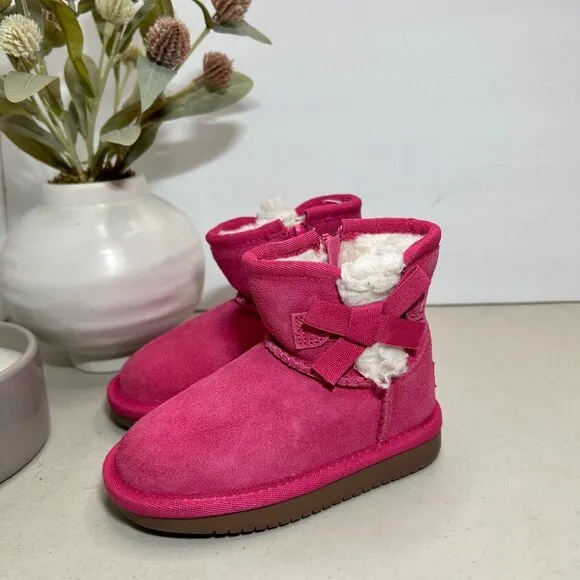 Koolaburra by Ugg Victoria Mini Winter Boots Pink Toddlers 6 1135954T