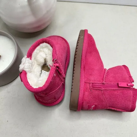 Koolaburra by Ugg Victoria Mini Winter Boots Pink Toddlers 6 1135954T