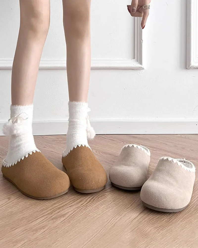Lambswool Platform Bohemian Birkenstocks
