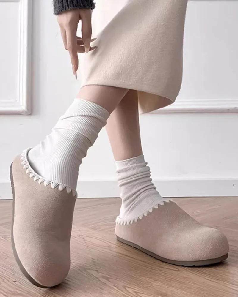 Lambswool Platform Bohemian Birkenstocks