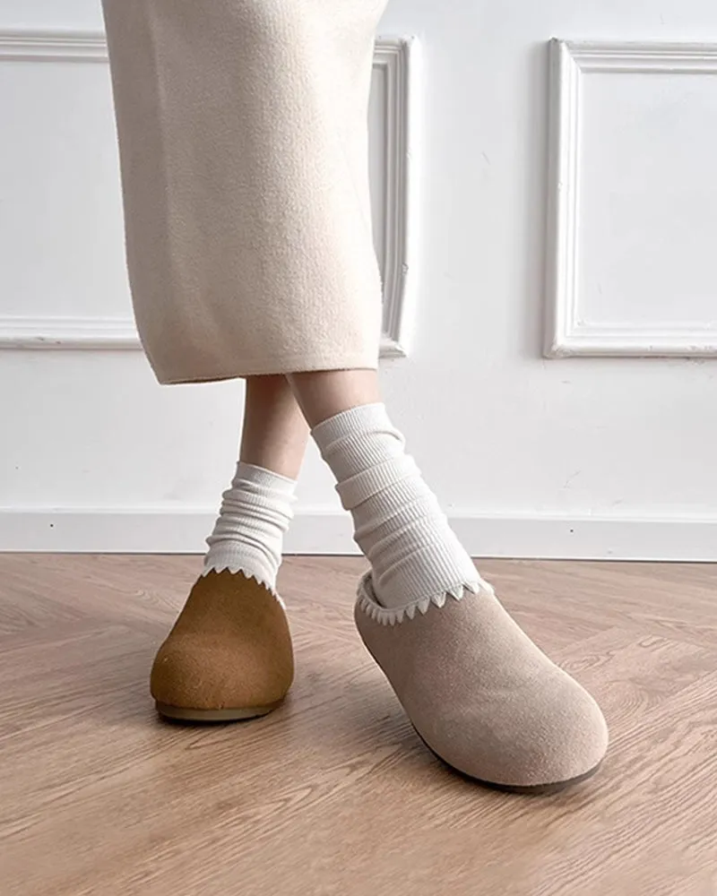 Lambswool Platform Bohemian Birkenstocks