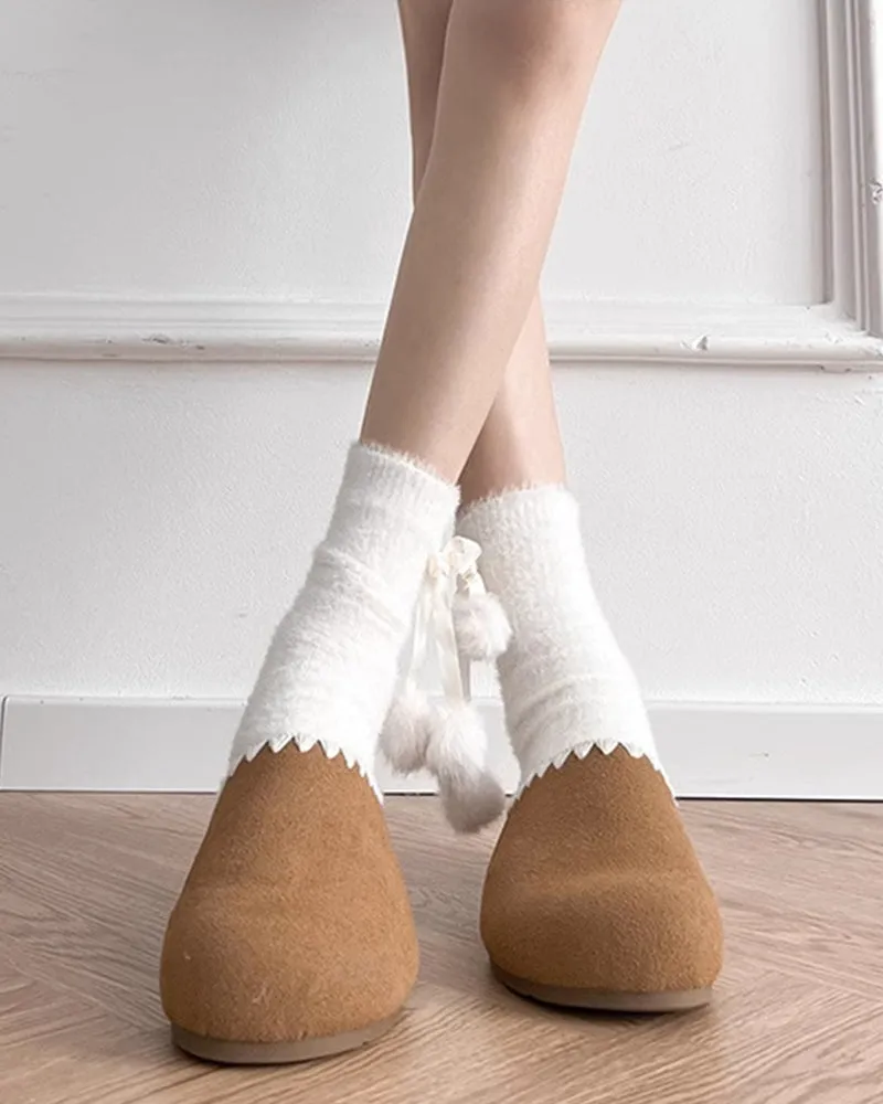 Lambswool Platform Bohemian Birkenstocks