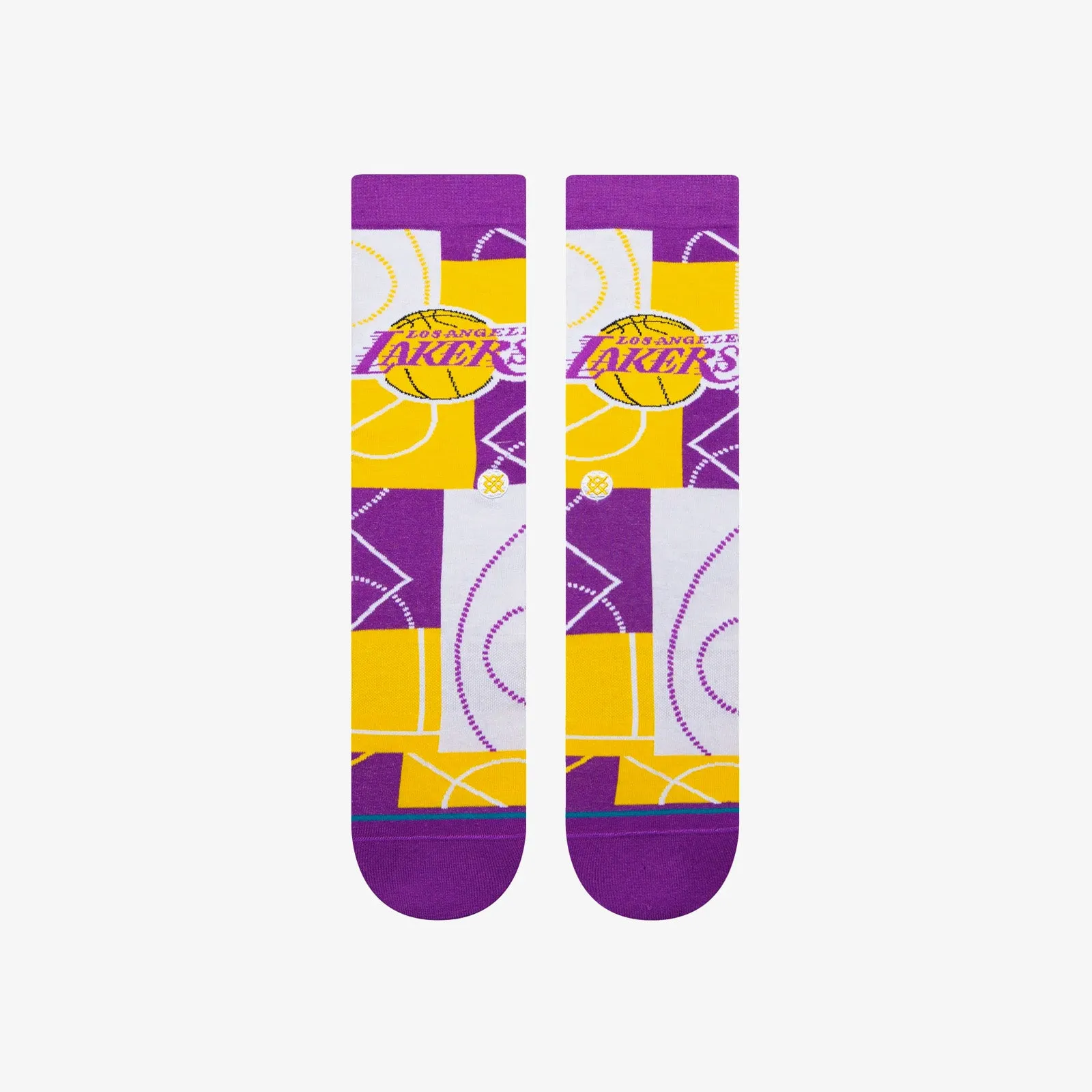 Los Angeles Lakers Zone Crew Socks