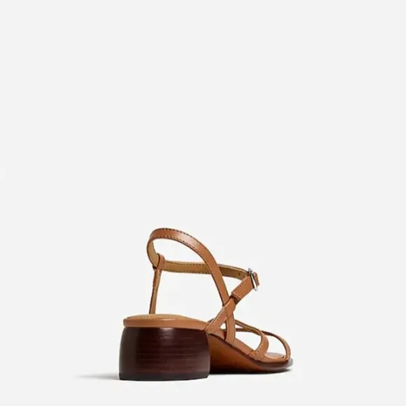 Madewell | NWT Gwenn Block Heel Sandal | Sz. 8.5 | Tan Nude