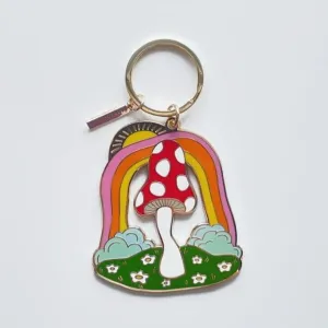 Magic Mushroom Keychain