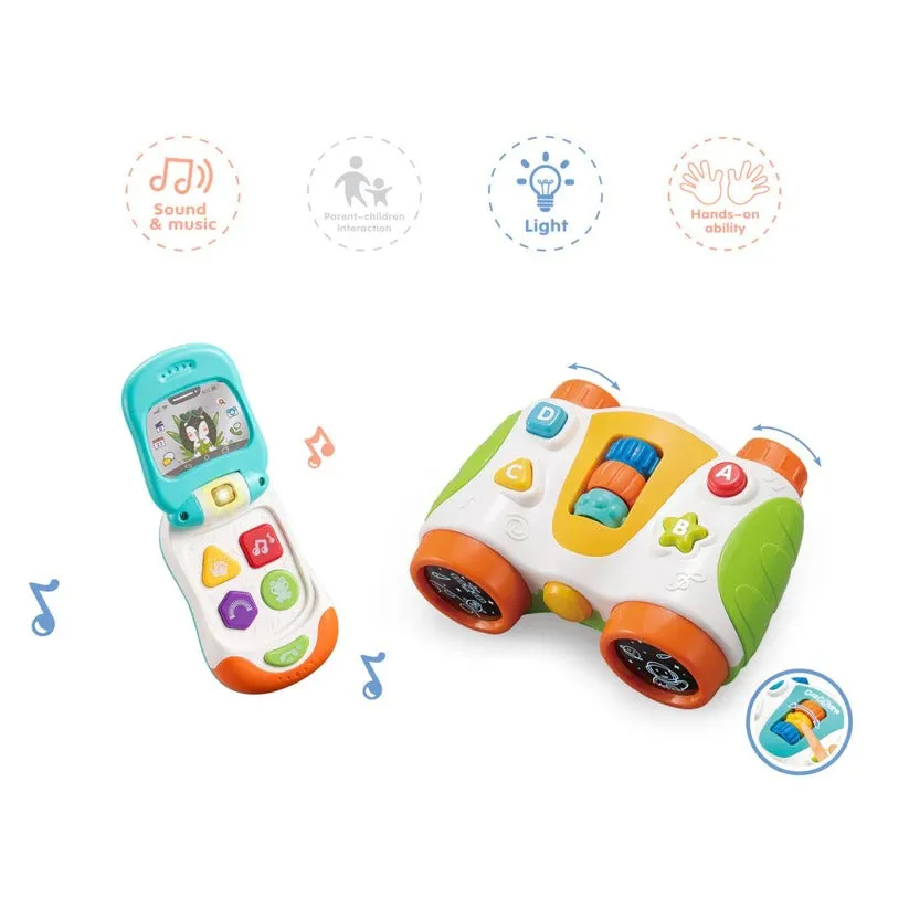 Maya & Friends Flip Phone Musical Toy Set - 2 Variants
