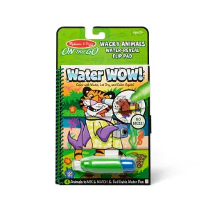 Melissa & Doug Water WOW!® Water-Reveal Flip Pad - Wacky Animals