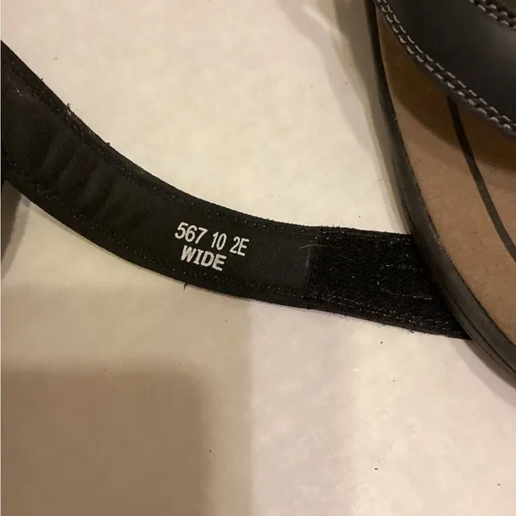 Men’s  Orthofeet  Leather Eldorado Flip Flops Size 10 W