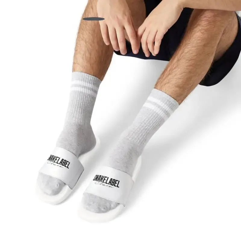 Men's PU Removable-Strap Sandals with Customizable Neoprene/Polyester Straps