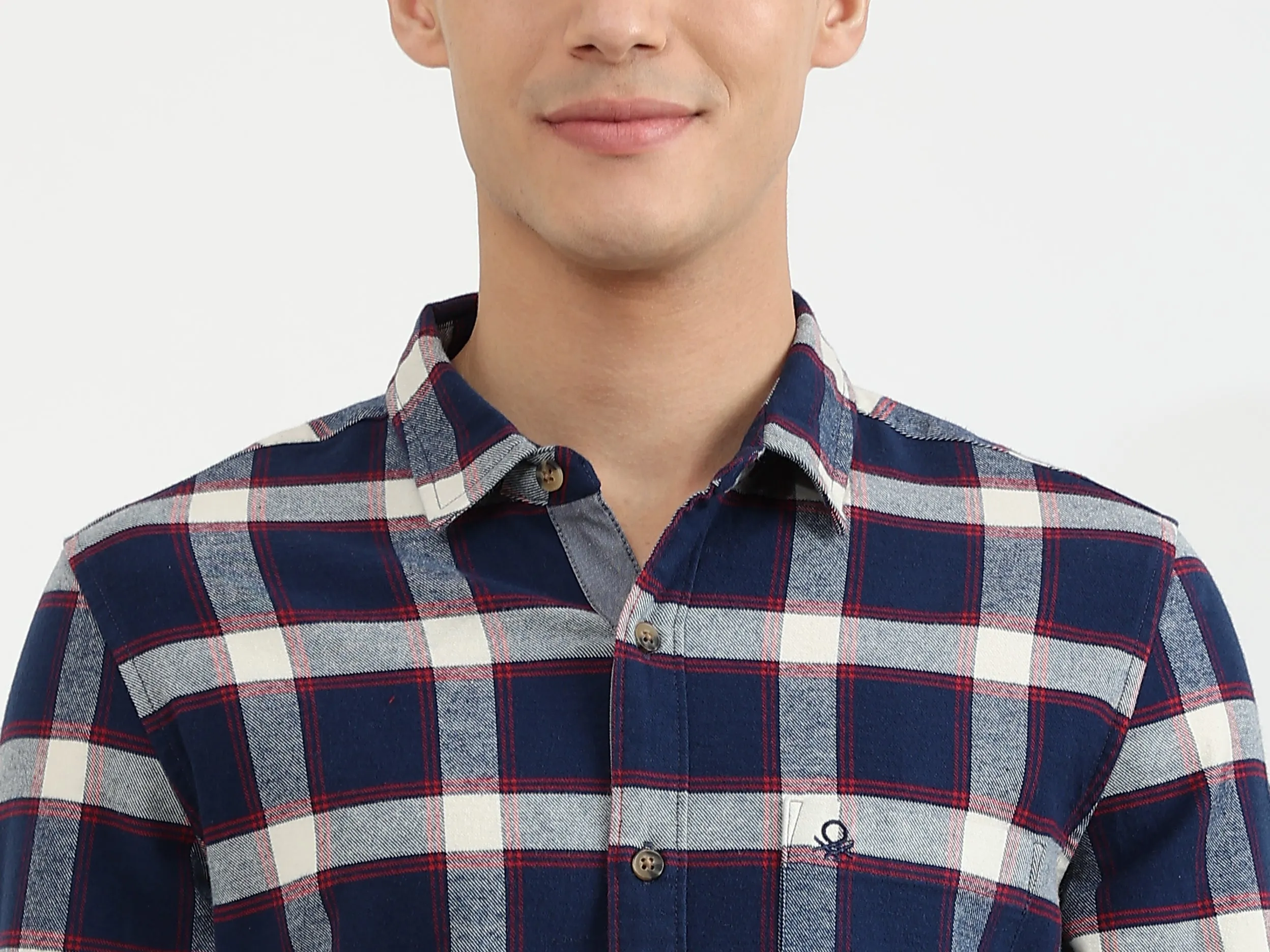 Mens Slim Fit Check Shirt