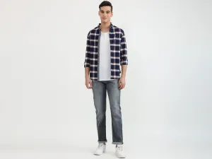 Mens Slim Fit Check Shirt