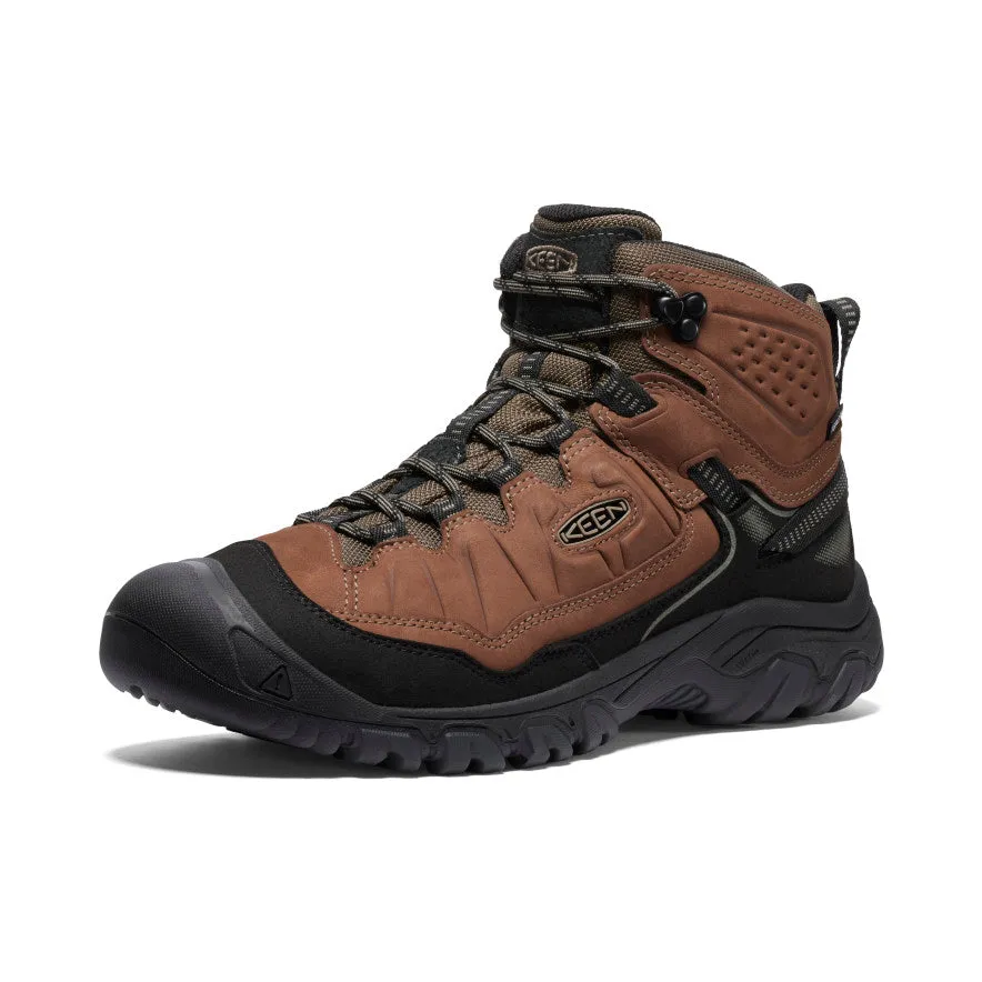 Men's Targhee IV Wide Waterproof Hiking Boot - Bison/Black - 1029002