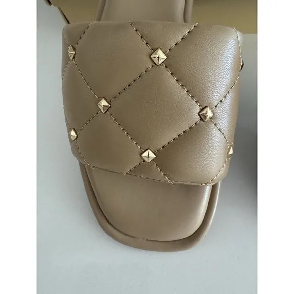Michael Michael Kors Women's Sandals &amp; Flip Flops Hayworth Slide Camel size 6M