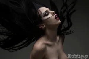 Molly Rennick/Living Dead Girl - Hair Flip - signed limited edition 8x12 metallic print 2 left!