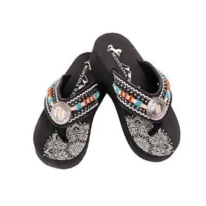Montell West flip-flops