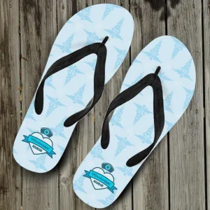 MS Nurse Blue Flip-Flops