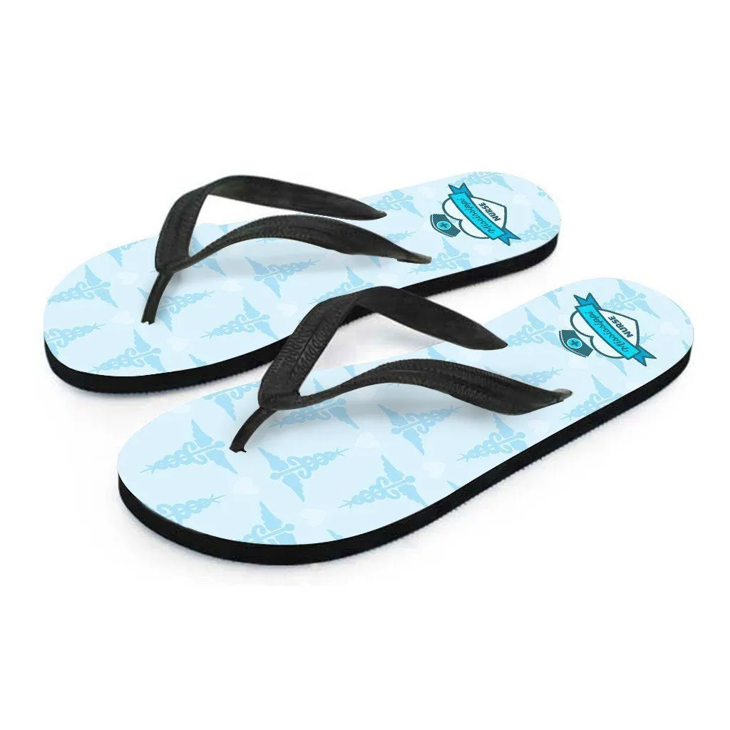 MS Nurse Blue Flip-Flops