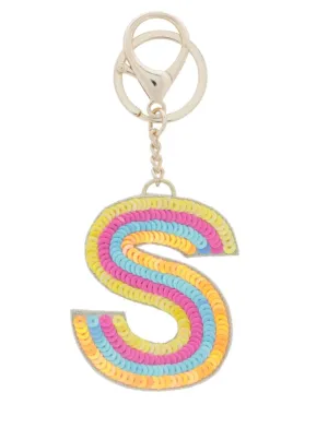 Multi Sequin Color "S" Keychain
