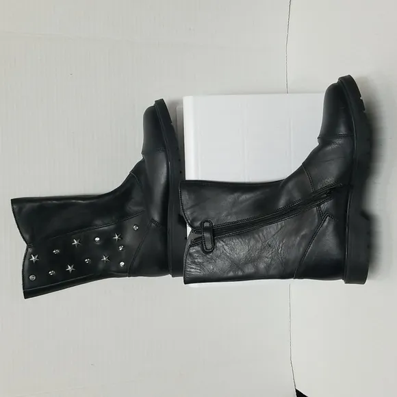 Naturino Studded Girls Black Boots