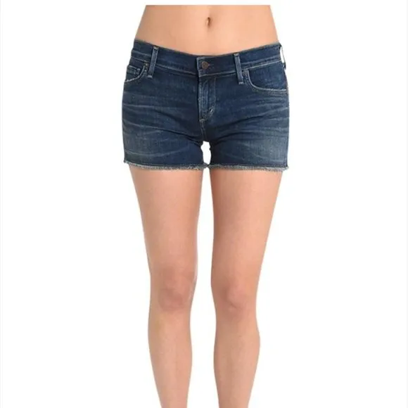 NEW! Citizens of Humanity Modern Love Cut Off Short - SIZE 23 Low waisted