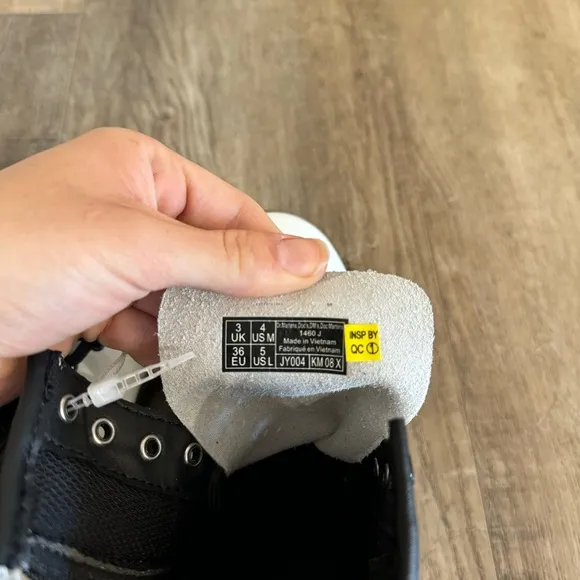 NEW Dr. Martens White Boots Size 4