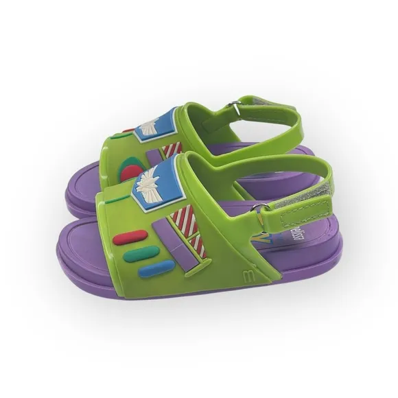 new Mini Melissa ミ★ Disney Pixar Toy Story Scented Sandals ミ★ Lilac Green ミ★ 7