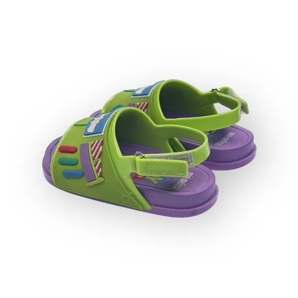 new Mini Melissa ミ★ Disney Pixar Toy Story Scented Sandals ミ★ Lilac Green ミ★ 7