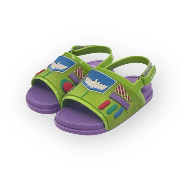 new Mini Melissa ミ★ Disney Pixar Toy Story Scented Sandals ミ★ Lilac Green ミ★ 7