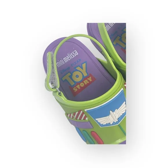 new Mini Melissa ミ★ Disney Pixar Toy Story Scented Sandals ミ★ Lilac Green ミ★ 7