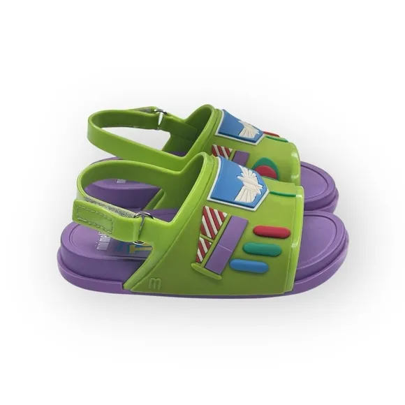 new Mini Melissa ミ★ Disney Pixar Toy Story Scented Sandals ミ★ Lilac Green ミ★ 7