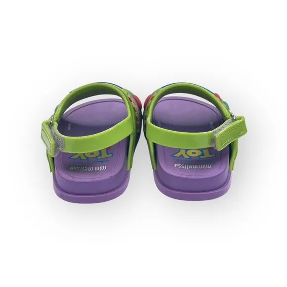 new Mini Melissa ミ★ Disney Pixar Toy Story Scented Sandals ミ★ Lilac Green ミ★ 7