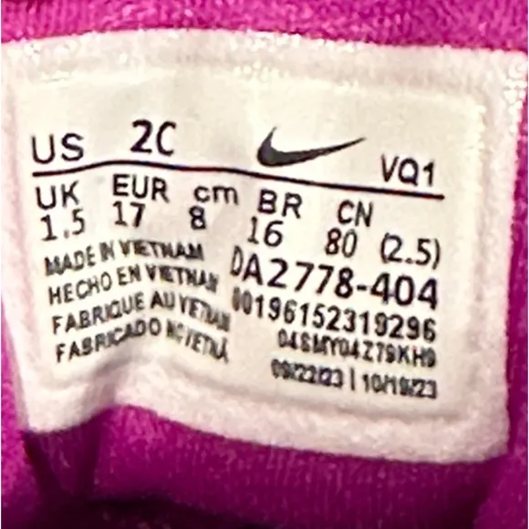 NEW Nike Baby / Toddler Unisex Star Runner 3 Low Casual Sneaker (Navy Magenta)