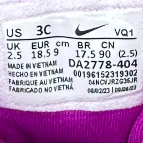 NEW Nike Baby / Toddler Unisex Star Runner 3 Low Casual Sneaker (Navy Magenta)