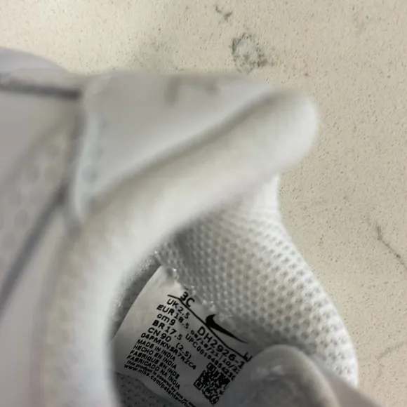 Nike Air Force 1 Low Top Sneakers White Toddler DH2926-111 Size 3C