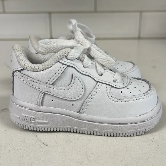 Nike Air Force 1 Low Top Sneakers White Toddler DH2926-111 Size 3C