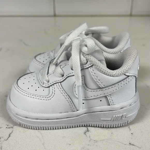 Nike Air Force 1 Low Top Sneakers White Toddler DH2926-111 Size 3C