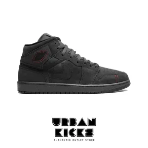 Nike Air Jordan 1 Mid SE Craft Grey Red