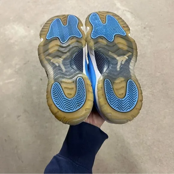 Nike Air Jordan 11 Retro Low University Blue UNC 528896-106 Size 6.5Y Women’s 8
