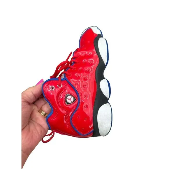 Nike Air JORDAN JUMPMAN TEAM II GS UNIVERSITY Red Blue White Size 6Y 820273-604
