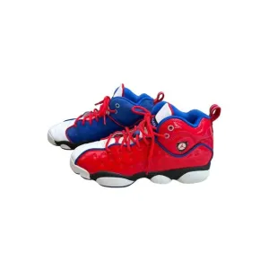 Nike Air JORDAN JUMPMAN TEAM II GS UNIVERSITY Red Blue White Size 6Y 820273-604