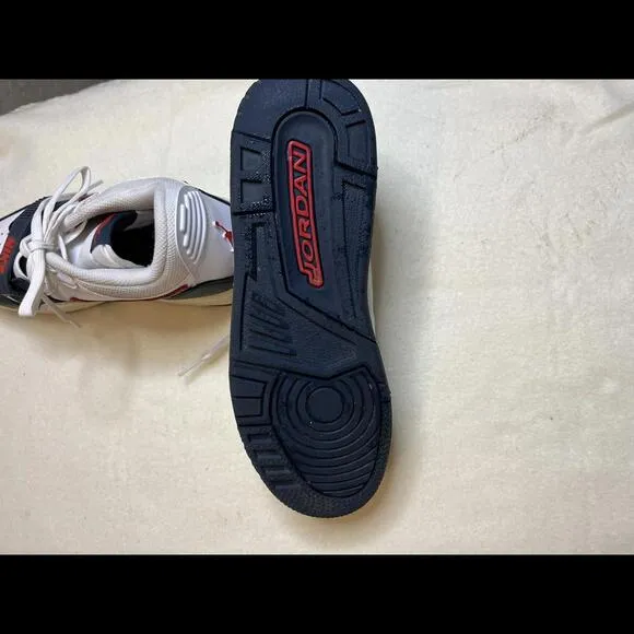 Nike Air Jordan Retro Sneakers Red White Black-Size 6.5Y