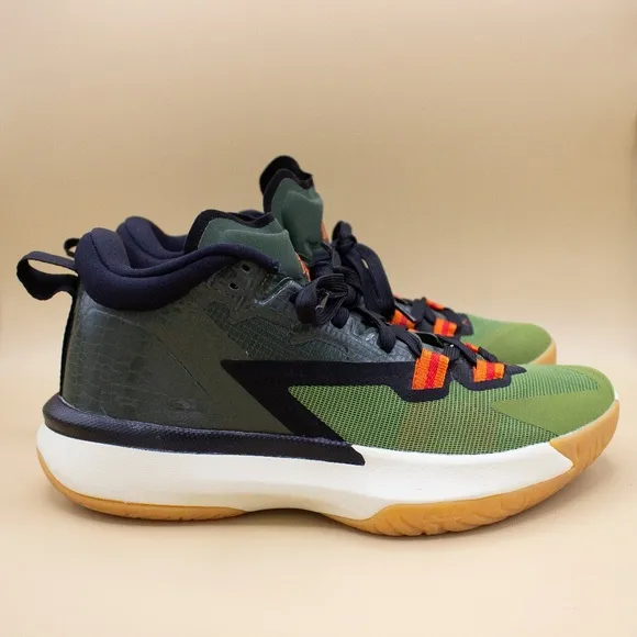 Nike Boys Air Jordan Zion 1 DA3131-300 Green Basketball Shoes Sneakers Size 7Y