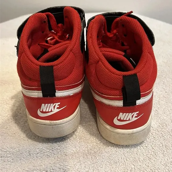 Nike Court Borough Mid 2 University Red CD7782-600 Basketball Shoes Youth 6