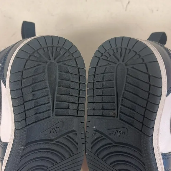 Nike Jordan 1 Mid TD Toddler 7C Shoes Armory Navy White Black 640735-411